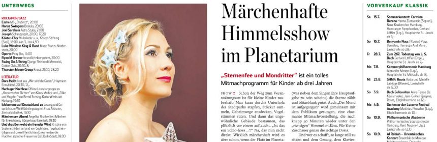 Die Sternenfee und der Mondritter im Hamburger Abendblatt